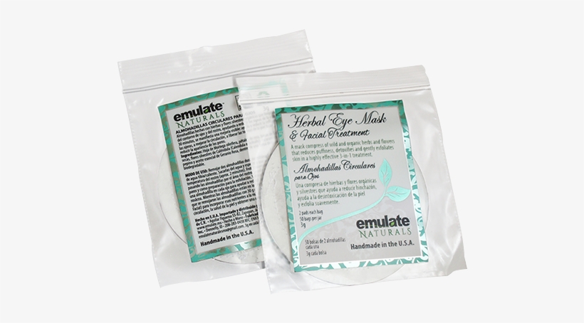 Almohadillas Herbales Para Ojos - Packing Materials, transparent png download