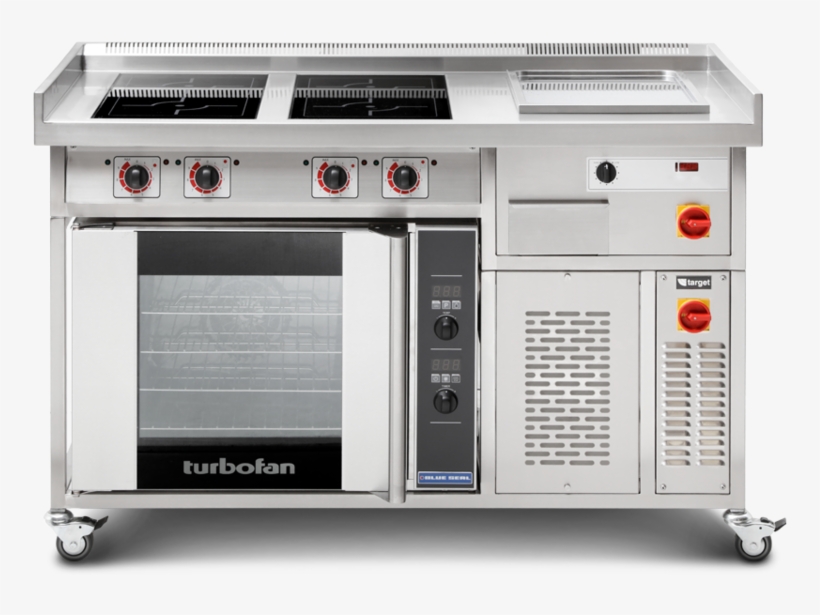 1 Restaurant Induction Range With Oven Tre - Kitchen, transparent png download
