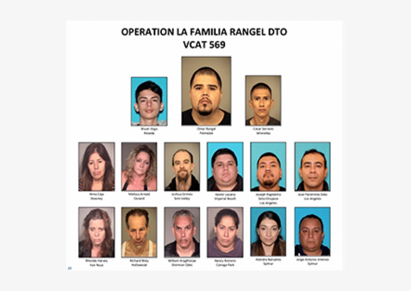 15 Arrested In $10,000,000 “operation La Familia” Drug - Sinaloa Cartel Ventura County, transparent png download