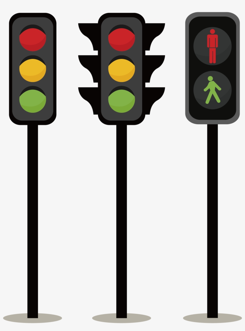 Adobe Illustrator Icon Creative Lights Material - Cartoon Traffic Light Png, transparent png download