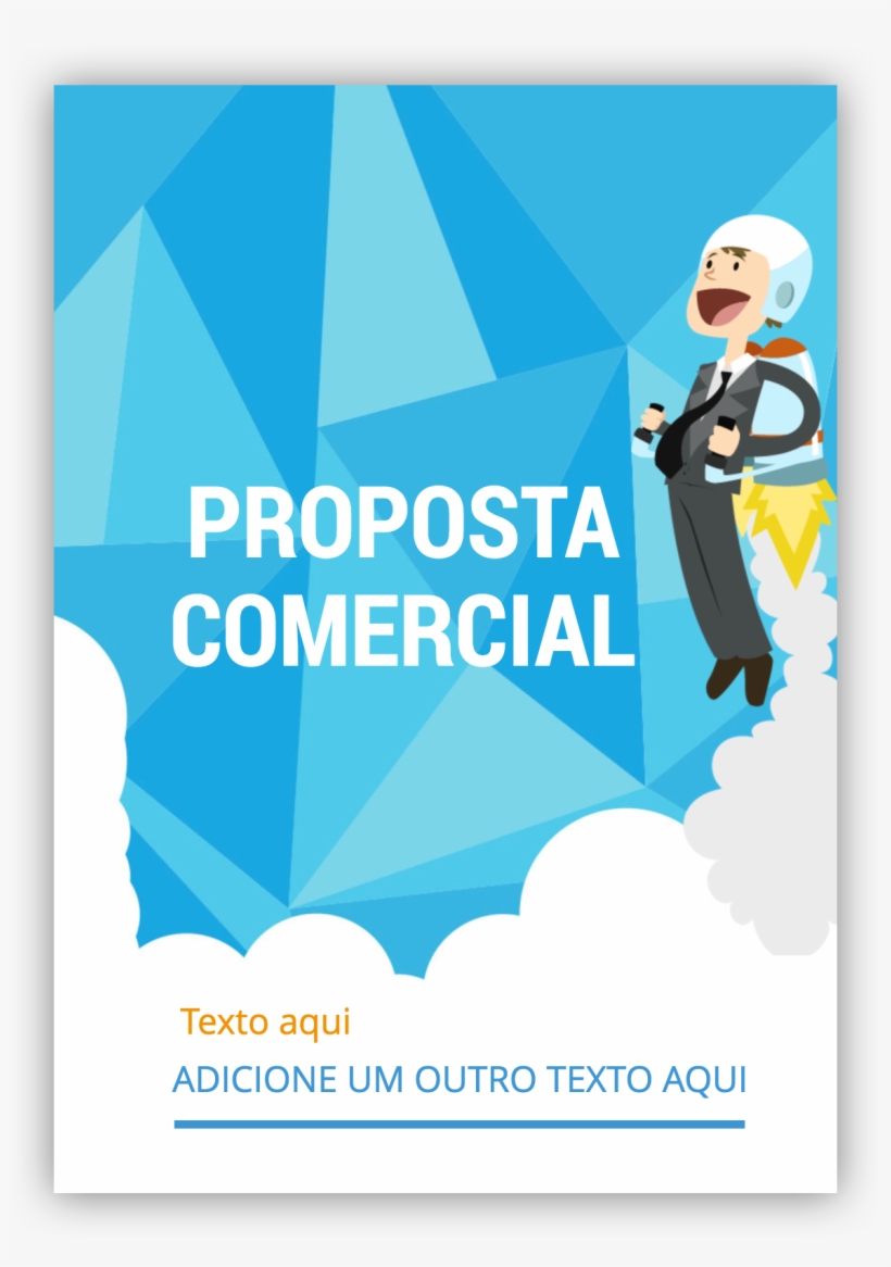 Modelo De Proposta Comercial - Cartoon, transparent png download