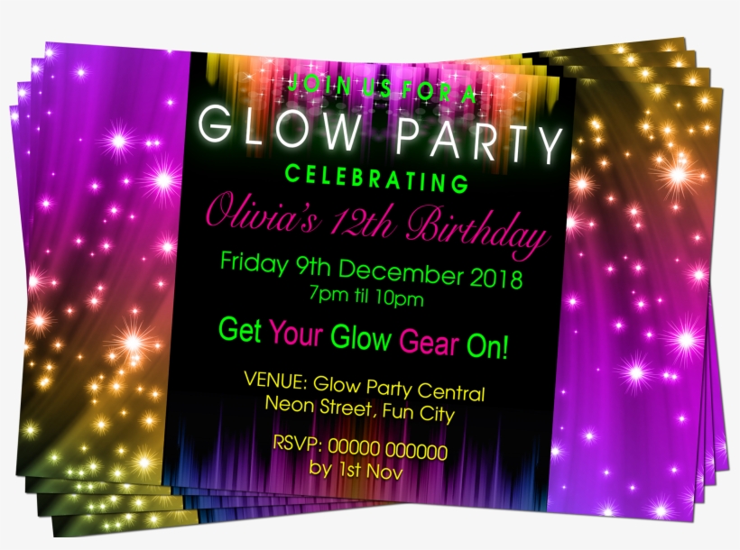 Purple, Pink Purple Green, Party Invitation - Flyer, transparent png download