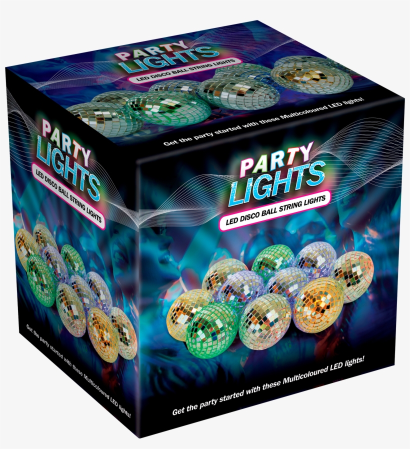 Led Disco Ball String Light - Disco Ball, transparent png download