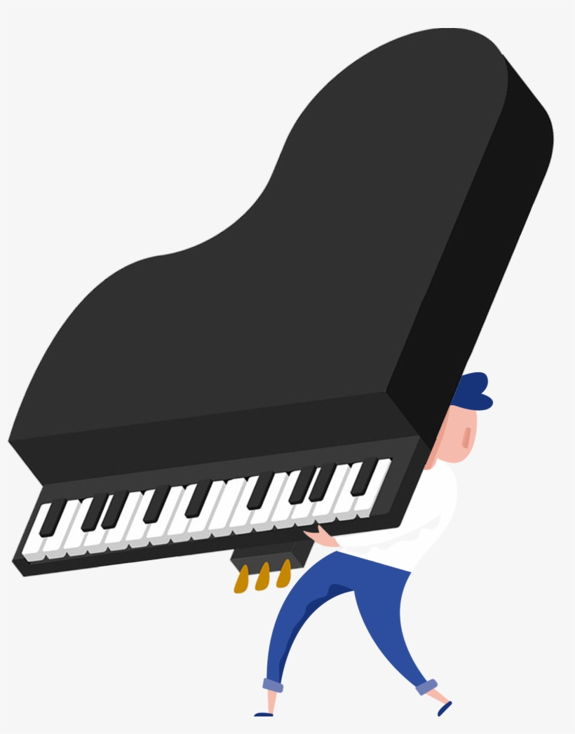 Have You Ever Tried To Move A Piano Down A Flight Of - Musical Keyboard, transparent png download