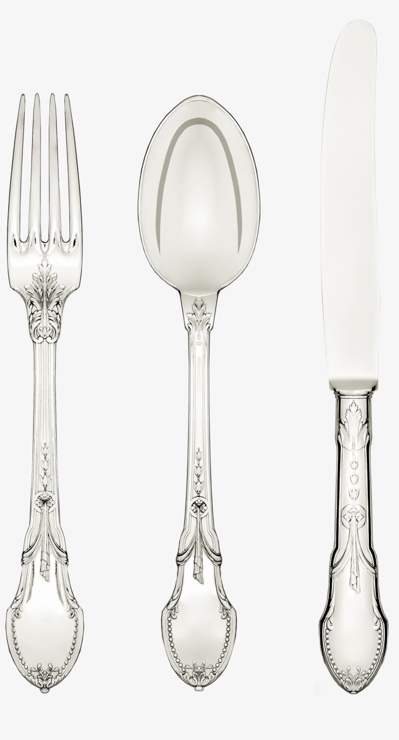 Jarosinski & Vaugoin Hand Forged Silver Cutlery Design - Fork, transparent png download