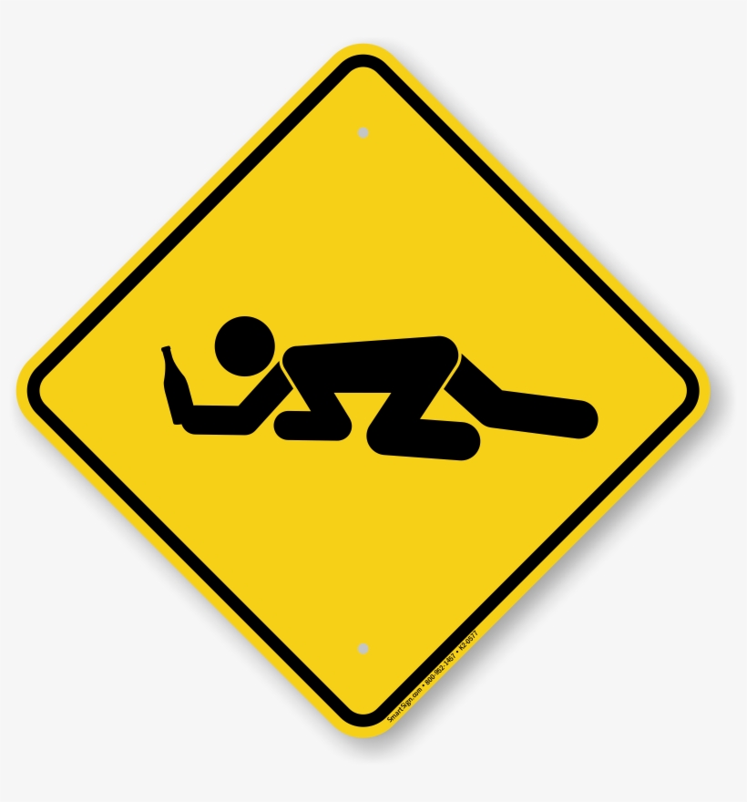 Drunk Student Crossing Symbol Sign - Cows Symbol, transparent png download