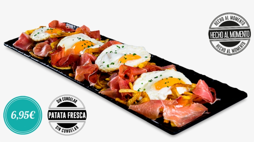 Huevos Rotos Castizos - Comida Española Png, transparent png download