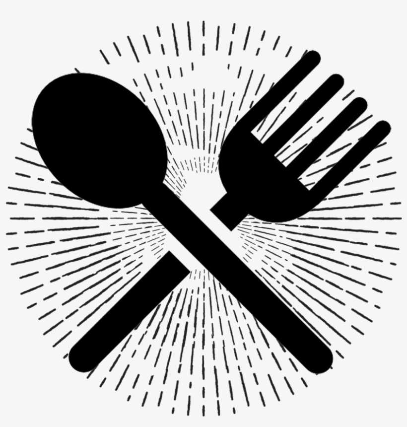 Silverware - Spoon And Fork Silhouette, transparent png download
