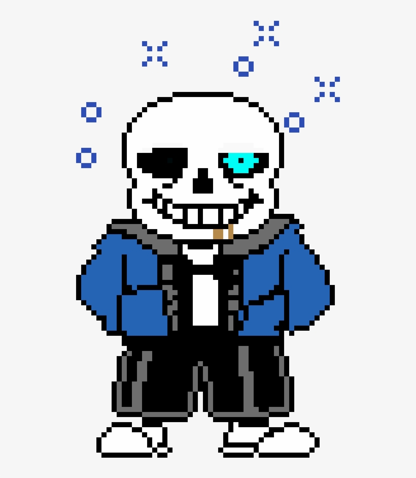 Drunk Sans - Undertale Pixel Art, transparent png download