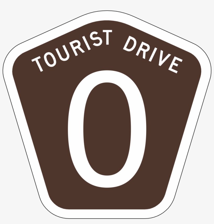 Australian Tourist Drive 0 Template - Sign, transparent png download