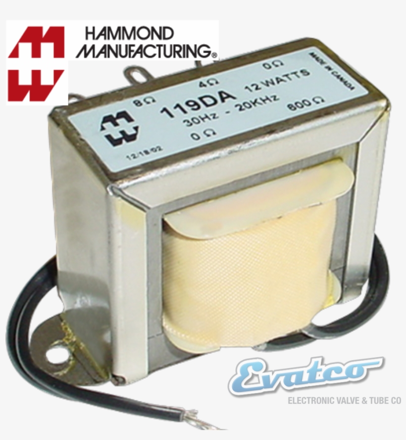 119da Output Transformer - Marshall 18 Watt Transformer, transparent png download