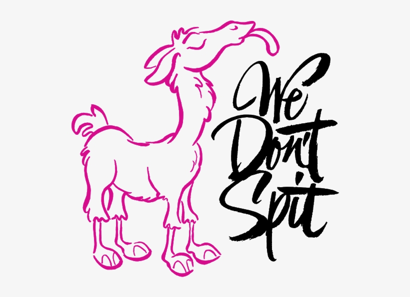 Spit Png - Alpaca Caricatura, transparent png download
