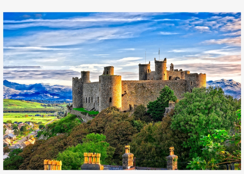 Harlech Castle - Fcf049 - Harlech Wales, transparent png download