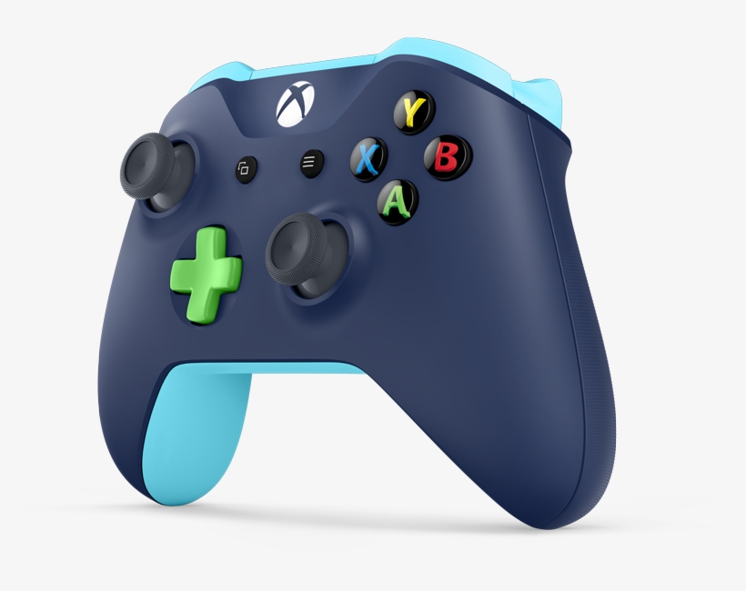 Xbox One S 500gb, 1tb, 2tb Review - Ocean Shadow Xbox One Controller, transparent png download