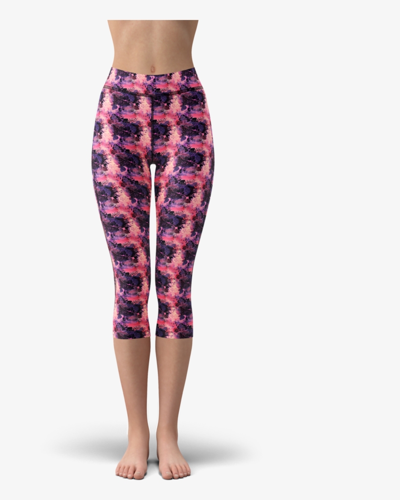 Nellie Yoga Pastel Flowers - Tights, transparent png download