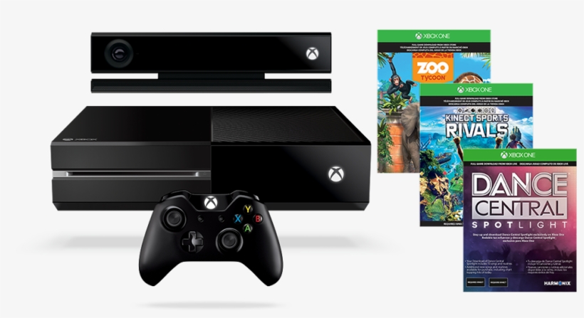 Consoles - Xbox - Xbox One 1tb Com Kinect, transparent png download