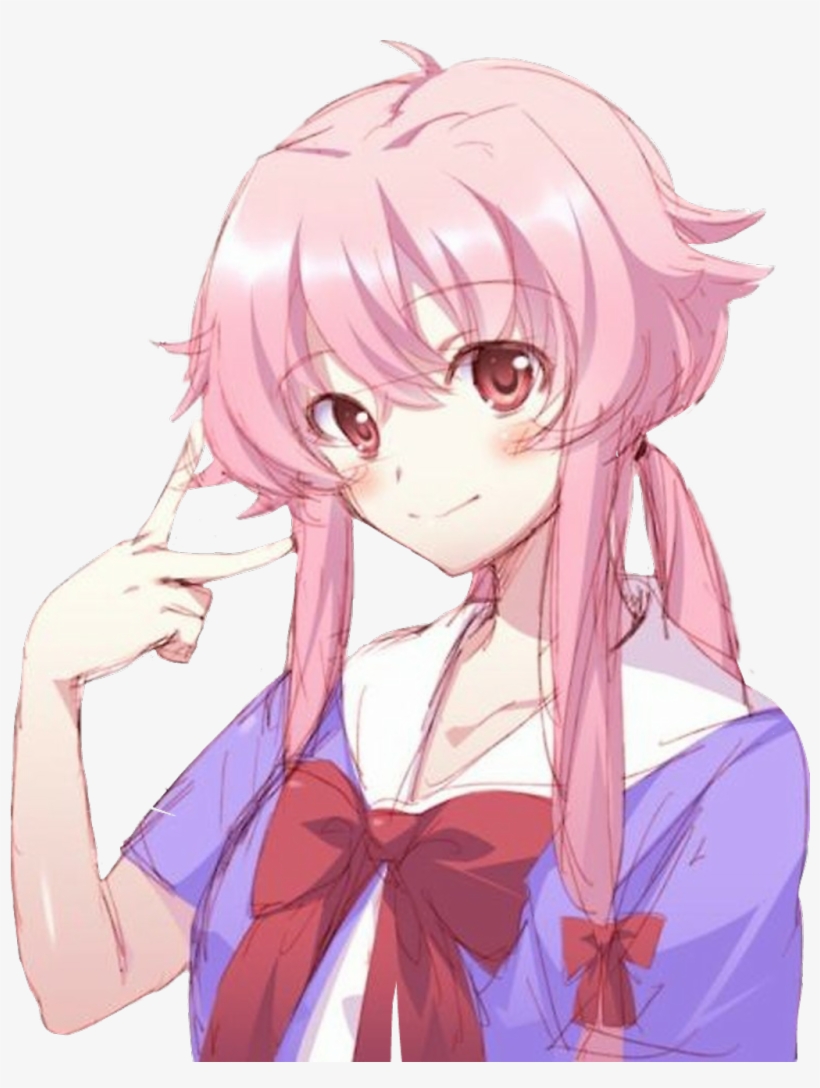 Yuno Sticker - Yuno De Mirai Nikki, transparent png download