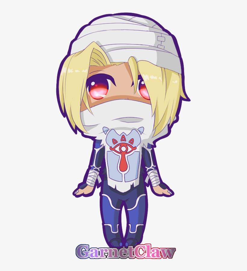 Sheik Chibi - Legend Of Zelda Sheik Chibi, transparent png download
