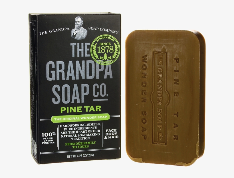 Grandpa Pine Tar Soap - Chocolate, transparent png download