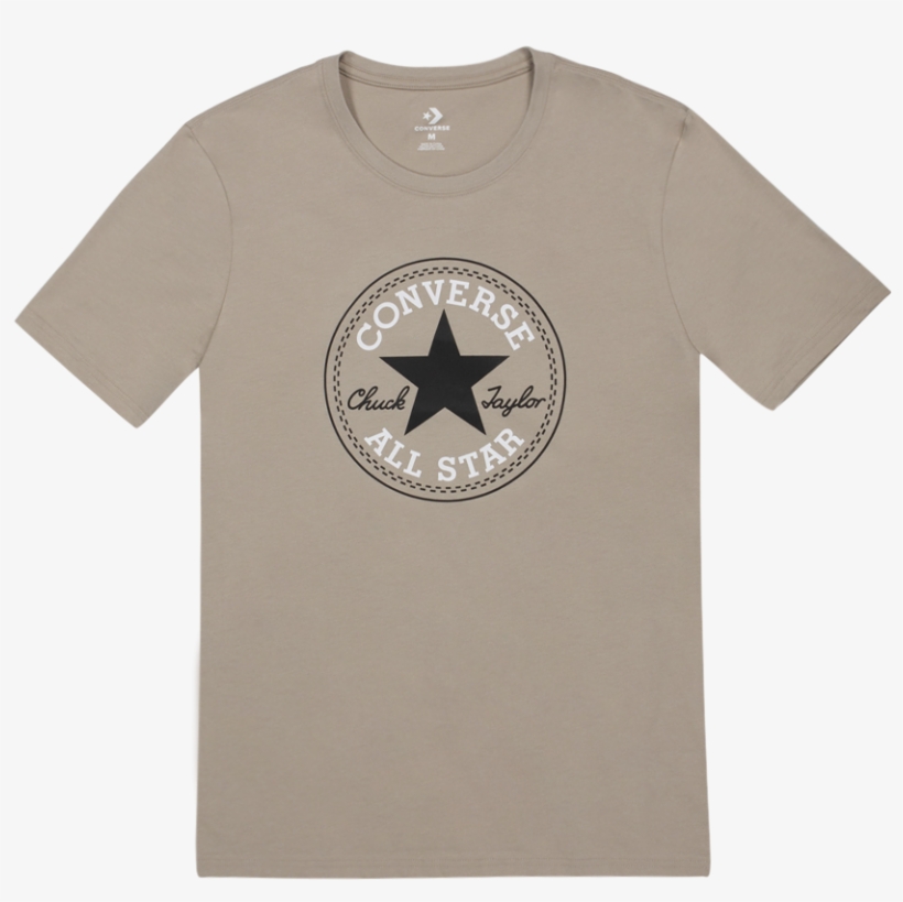 Men Converse Chuck Patch Short Sleeve T Shirt Papyrus - Converse, transparent png download