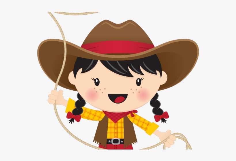 Cowgirl Clipart Transparent - Cowboy And Cowgirl Clipart, transparent png download