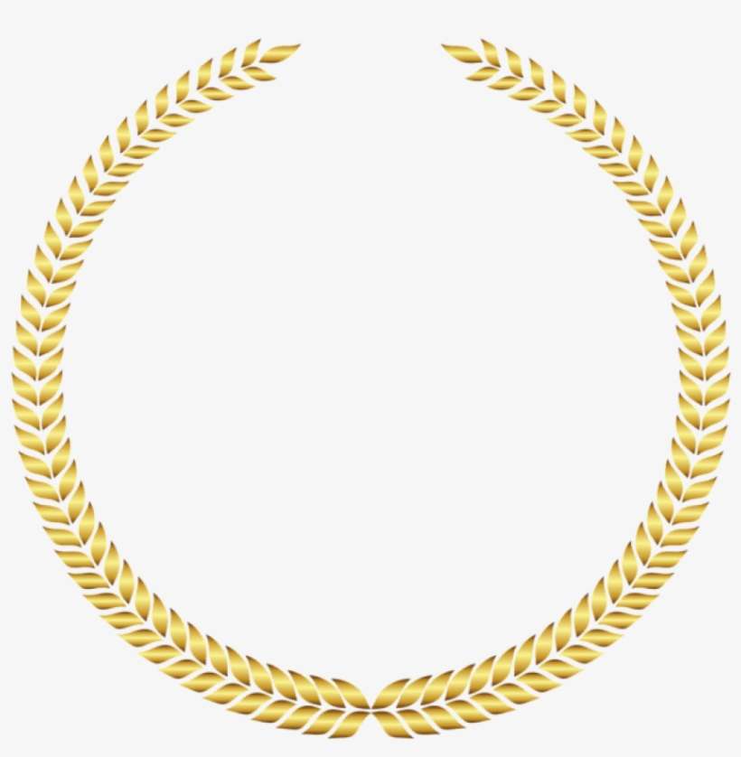 Free Png Download Laurel Wreath Transparent Clipart - Round Gold Frame Png, transparent png download