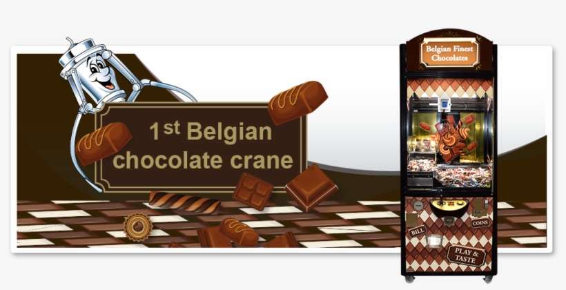 Belgian Finest Chocolate Crane - Chocolate Bar, transparent png download