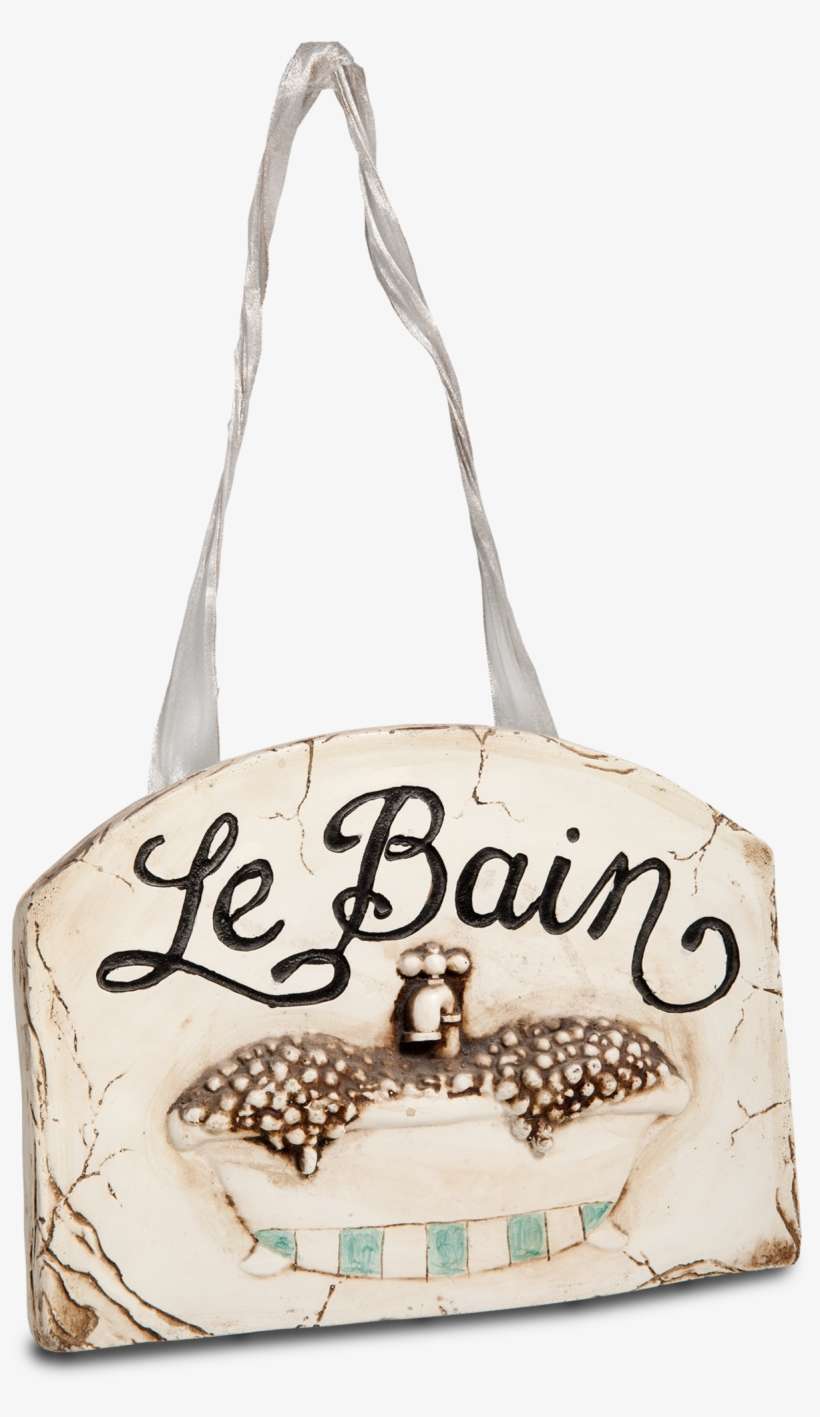 Le Bain Bath Sign - Shoulder Bag, transparent png download