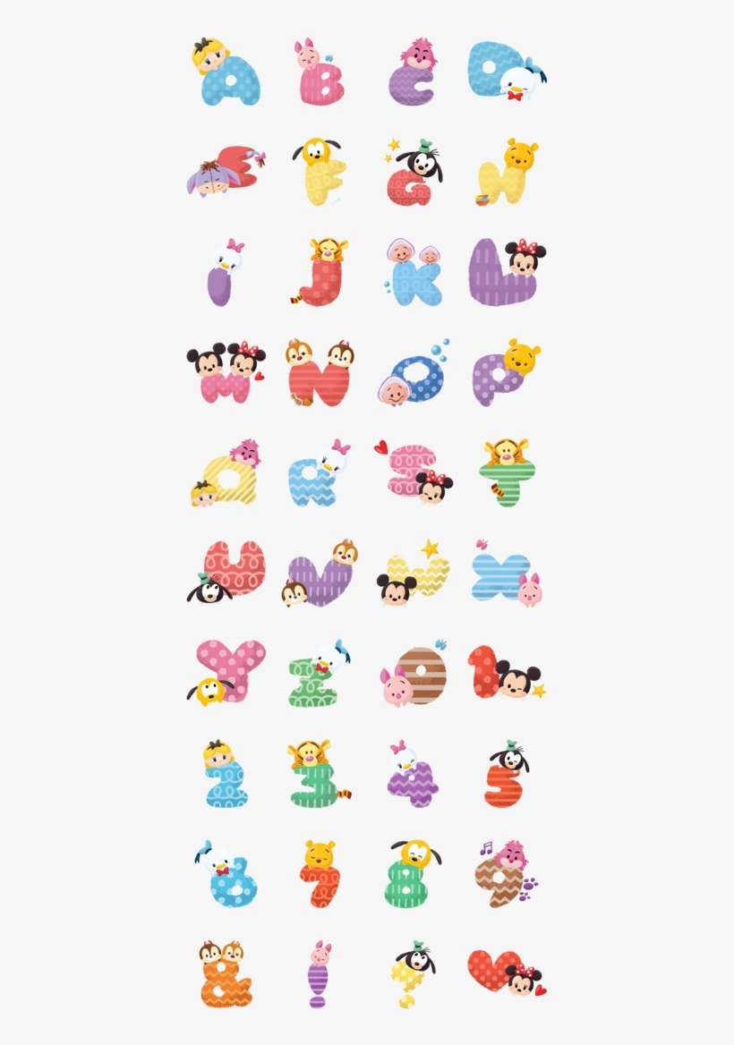 Tsum Tsum Abc, transparent png download