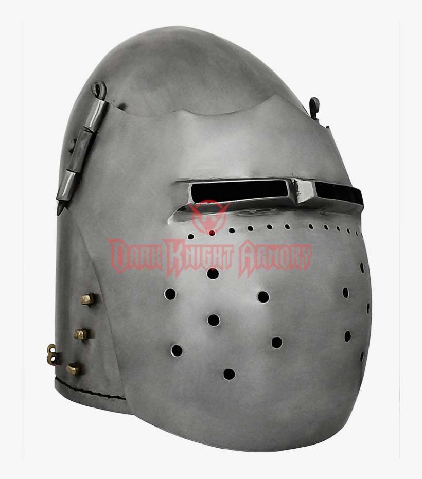 Dark Knight Armoury - Bascinet Helmet, transparent png download