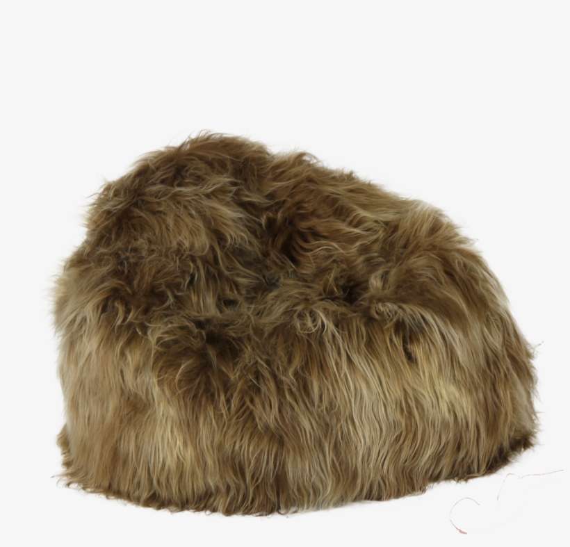 Fab Design - Poof Moumoute - Xl - Long Hair - Brown - Fur Clothing, transparent png download