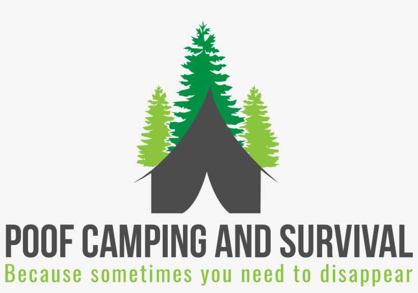 Poof Camping And Survival Is A Montana Based Company - Pine Tree Silhouette, transparent png download