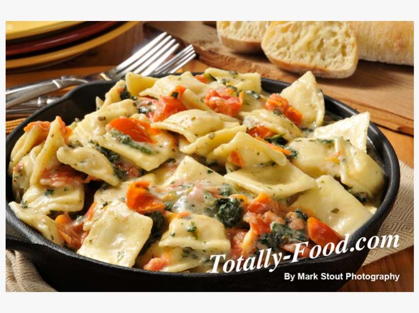 Lobster Ricotta Ravioli Stock Photo - Ravioli Met Kip, transparent png download