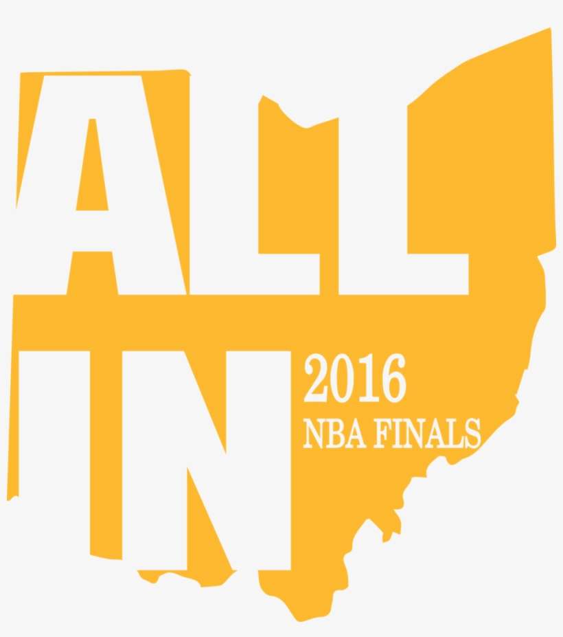 All In - Cleveland Cavaliers - Graphic Design, transparent png download
