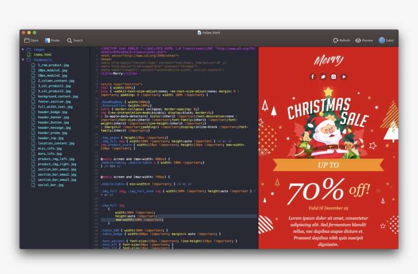 Html Editor Pro, Is A Powerful End Elegant Editor, - Editor Html, transparent png download