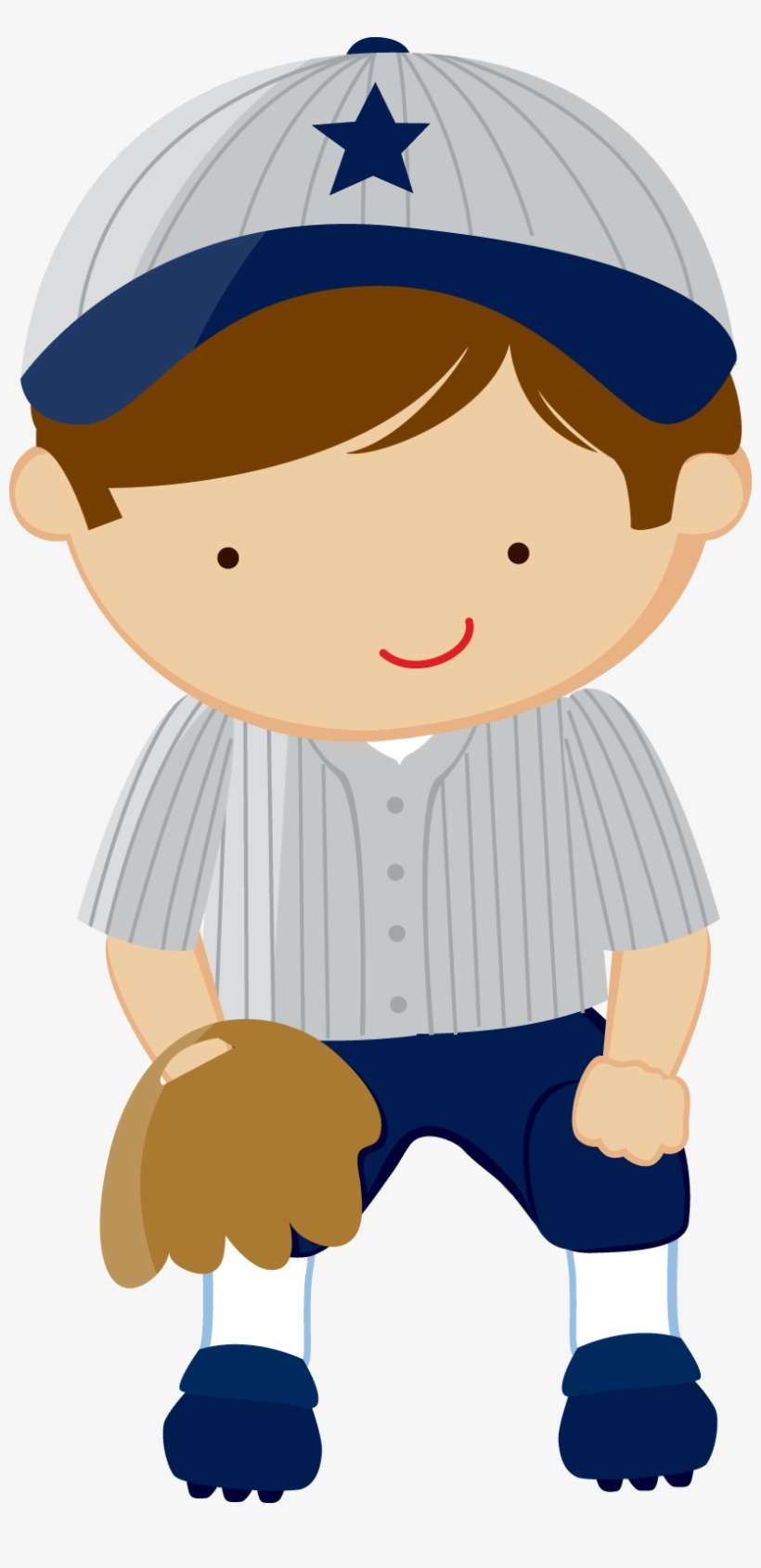 Baseball Boy Clipart - Niño Jugando Beisbol Png, transparent png download