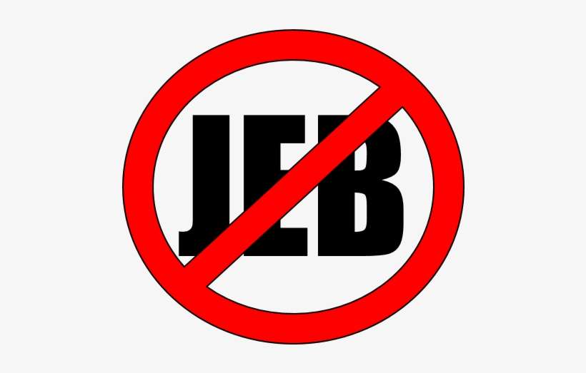 No Jeb - No Camera Allowed Sign, transparent png download