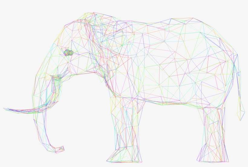 This Free Icons Png Design Of Prismatic Low Poly 3d, transparent png download