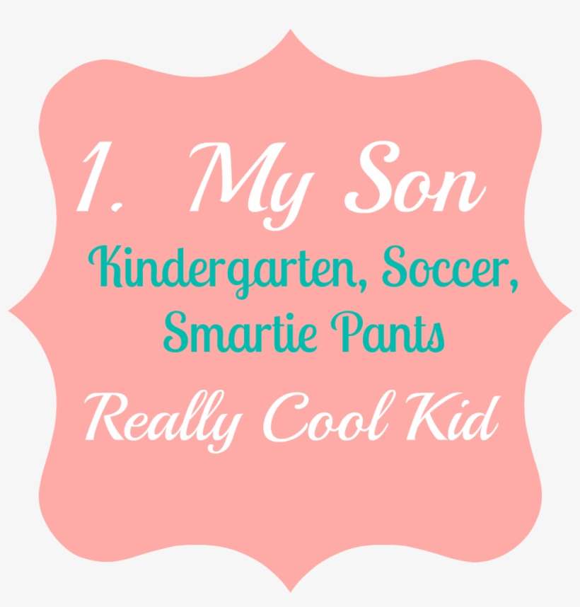 My Son Is The Coolest Little Kid - Calligraphy, transparent png download