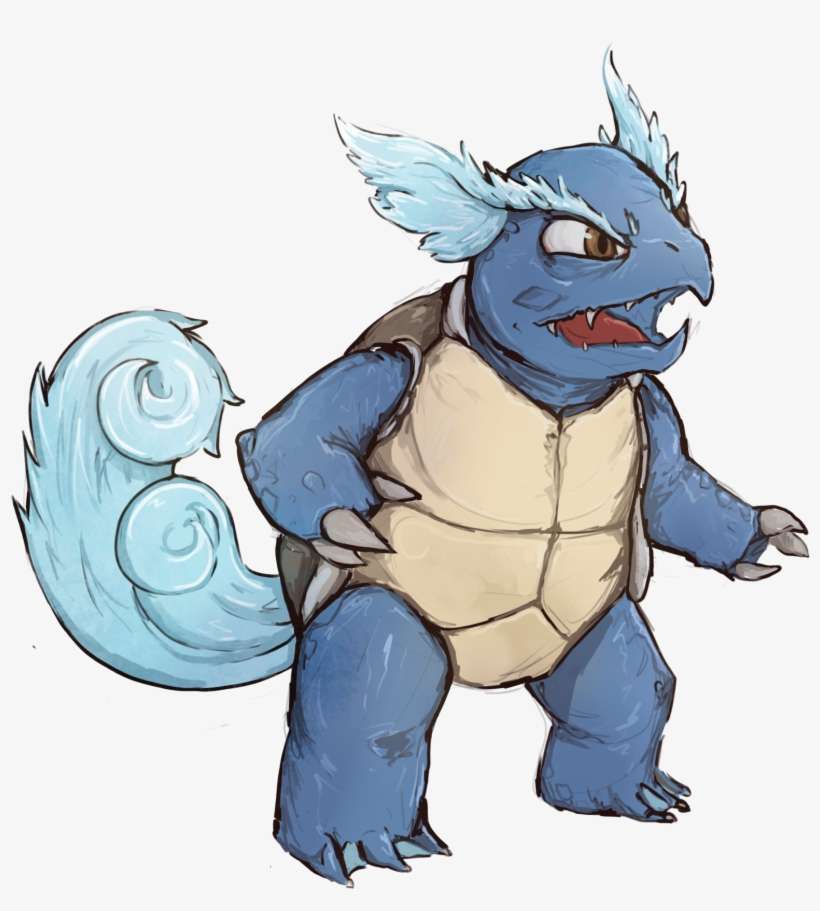 Wartortle - Cartoon, transparent png download
