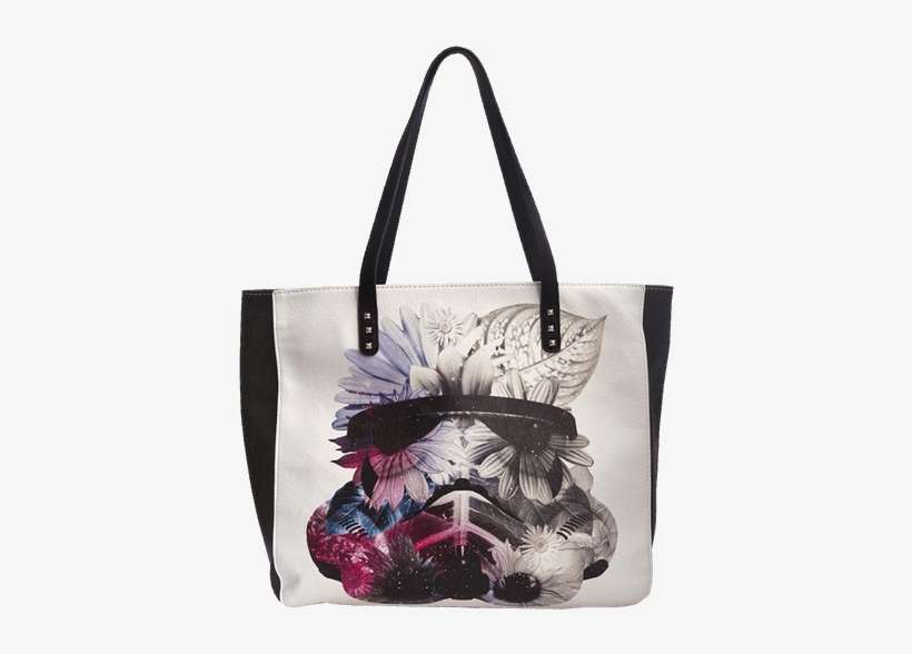 Stormtrooper Floral Loungefly Tote Bag - Caderno Star Wars 10 Materias, transparent png download