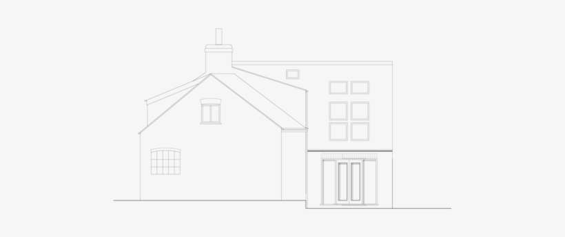 Thankful Forge Elevation - Technical Drawing, transparent png download