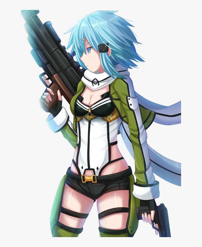Sinon - Shiro Sword Art Online, transparent png download