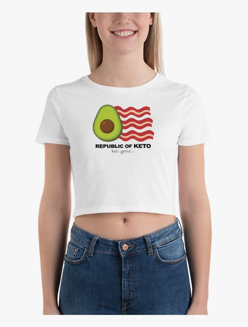 Republic Of Keto Women's Crop Top - Crop Top, transparent png download