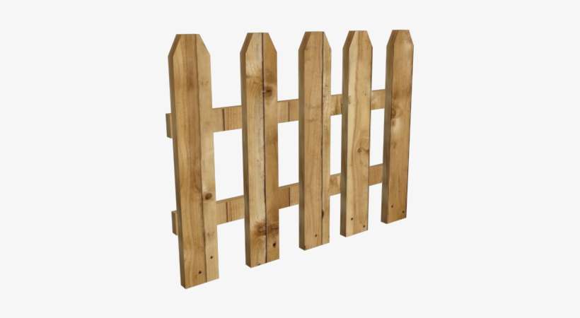 3d Wood Fence With Texture - Lumber, transparent png download