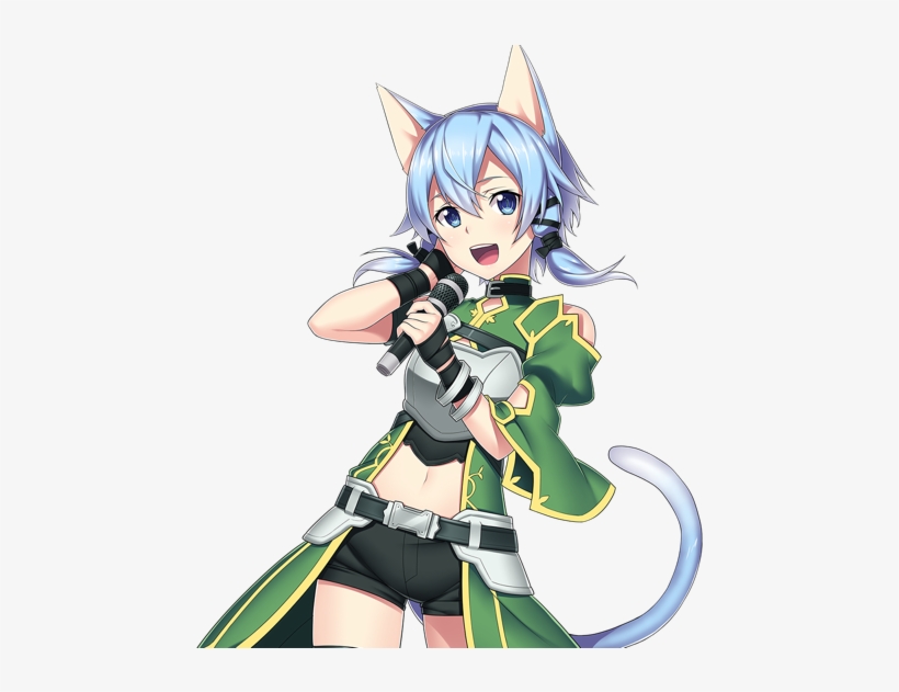 Sinon And Sinon - Sao Sinon Singing, transparent png download