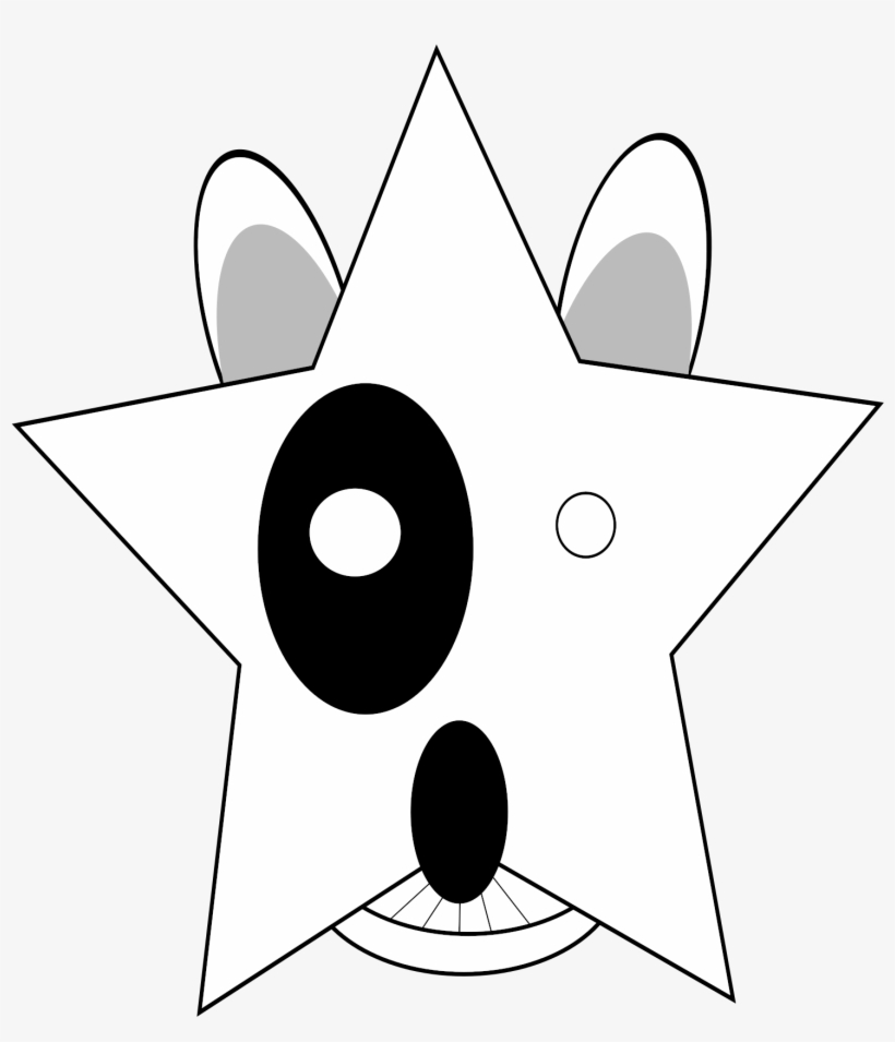 This Free Icons Png Design Of Star,bullterrier Head,, transparent png download