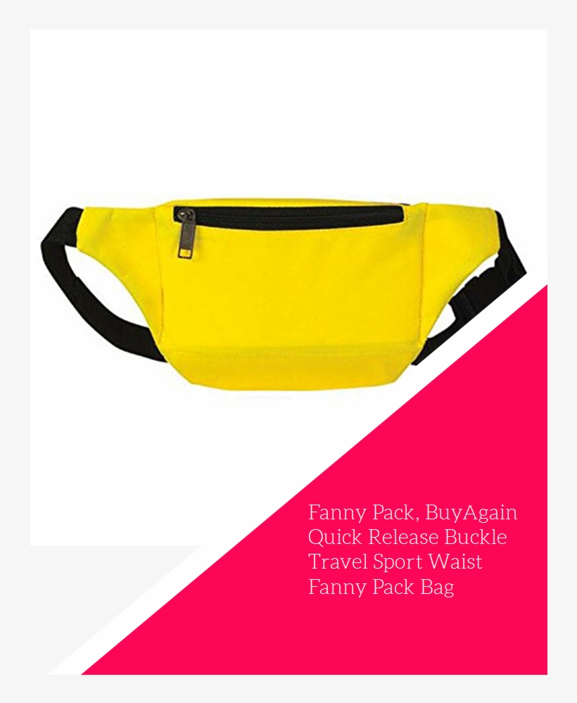 Fanny Pack, Buyagain Quick Release Buckle Travel Sport - Messenger Bag, transparent png download