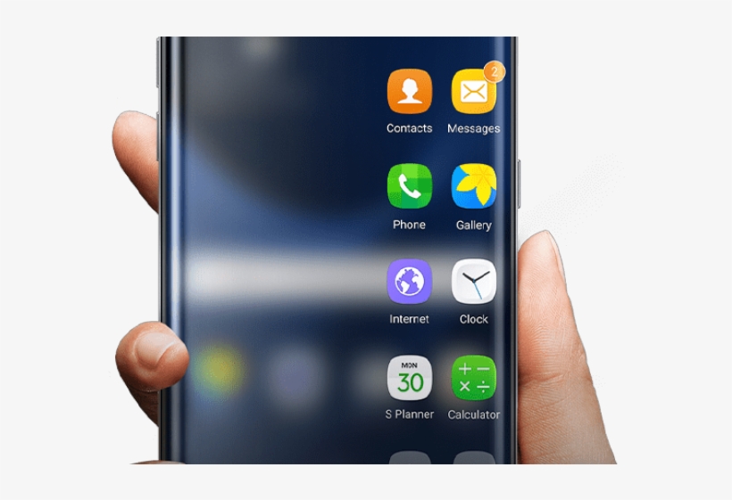 Samsung Clipart Hand Png - Samsung S7 Edge Png, transparent png download