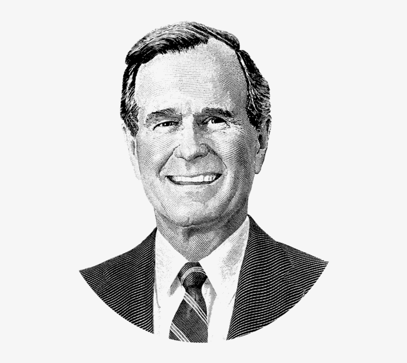 Click And Drag To Re-position The Image, If Desired - George Hw Bush Art, transparent png download